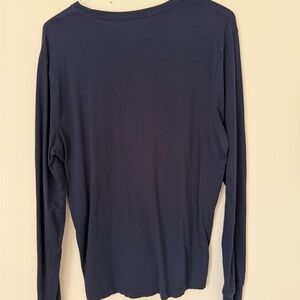 J. Crew Mercantile “Broken-In” Navy Long Sleeve Tee Medium